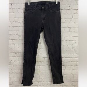 AG Adriano Goldschmied The LEGGING ANKLE Black Super Skinny Jeans